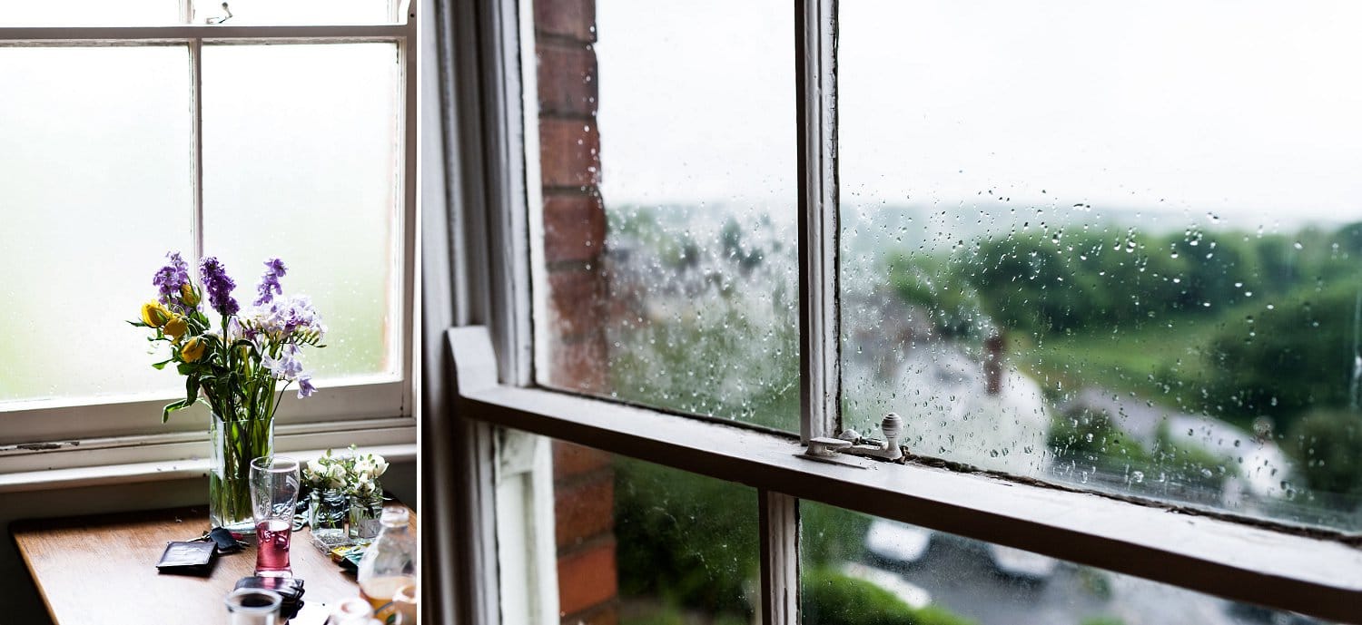 rain on wedding day