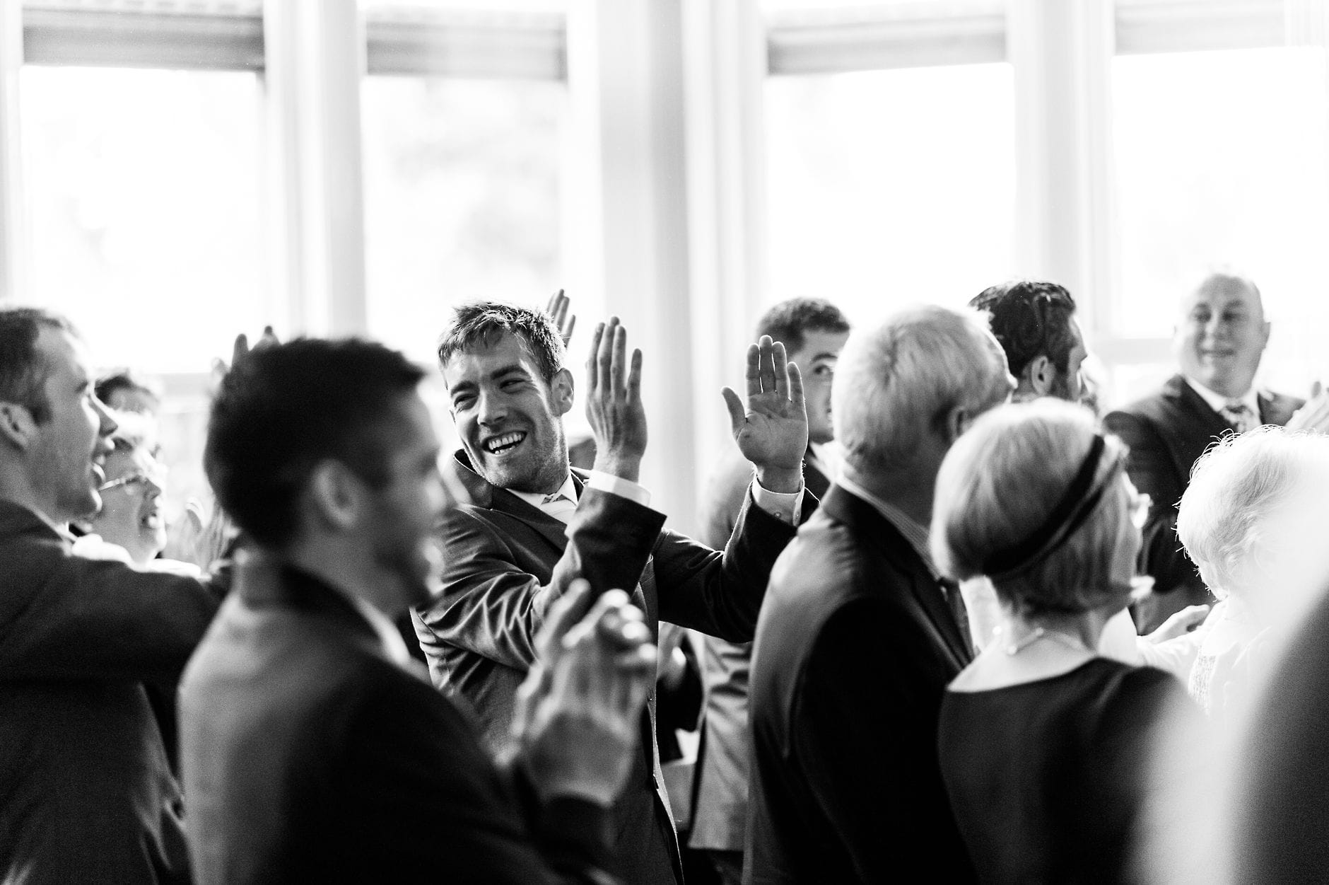 applause after wedding