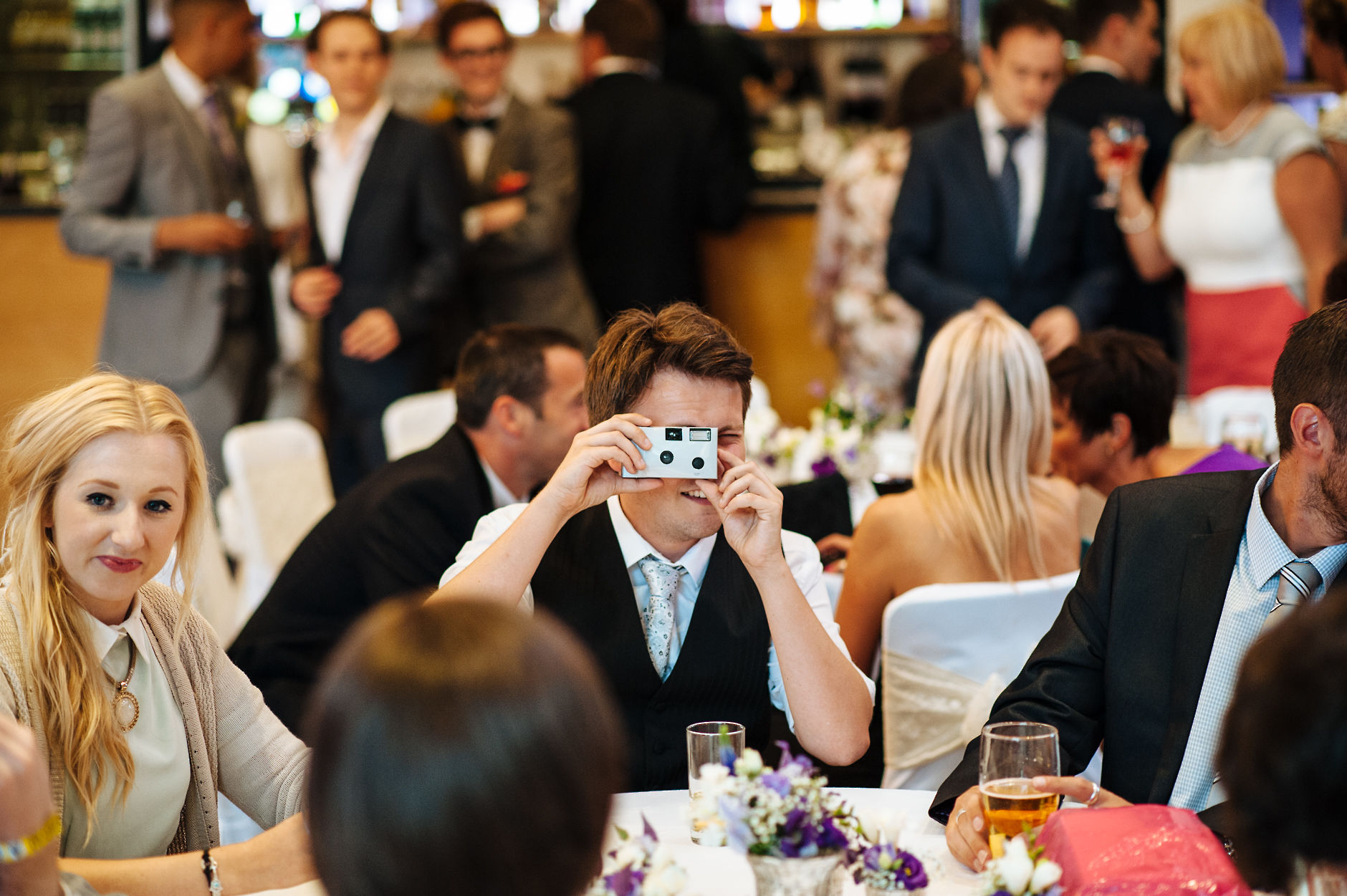 Wedding guest disposable camera