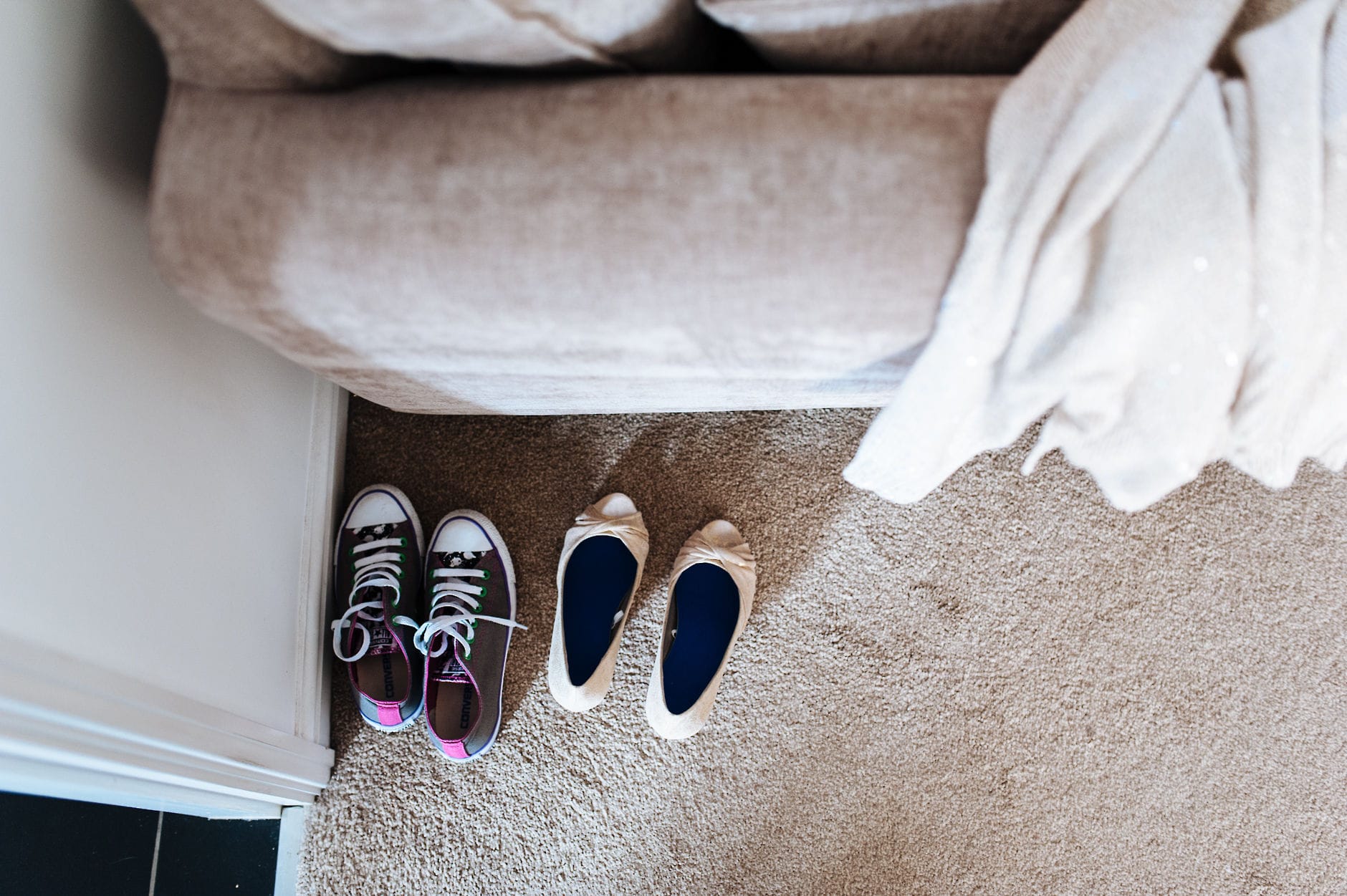 Wedding shoes and converse