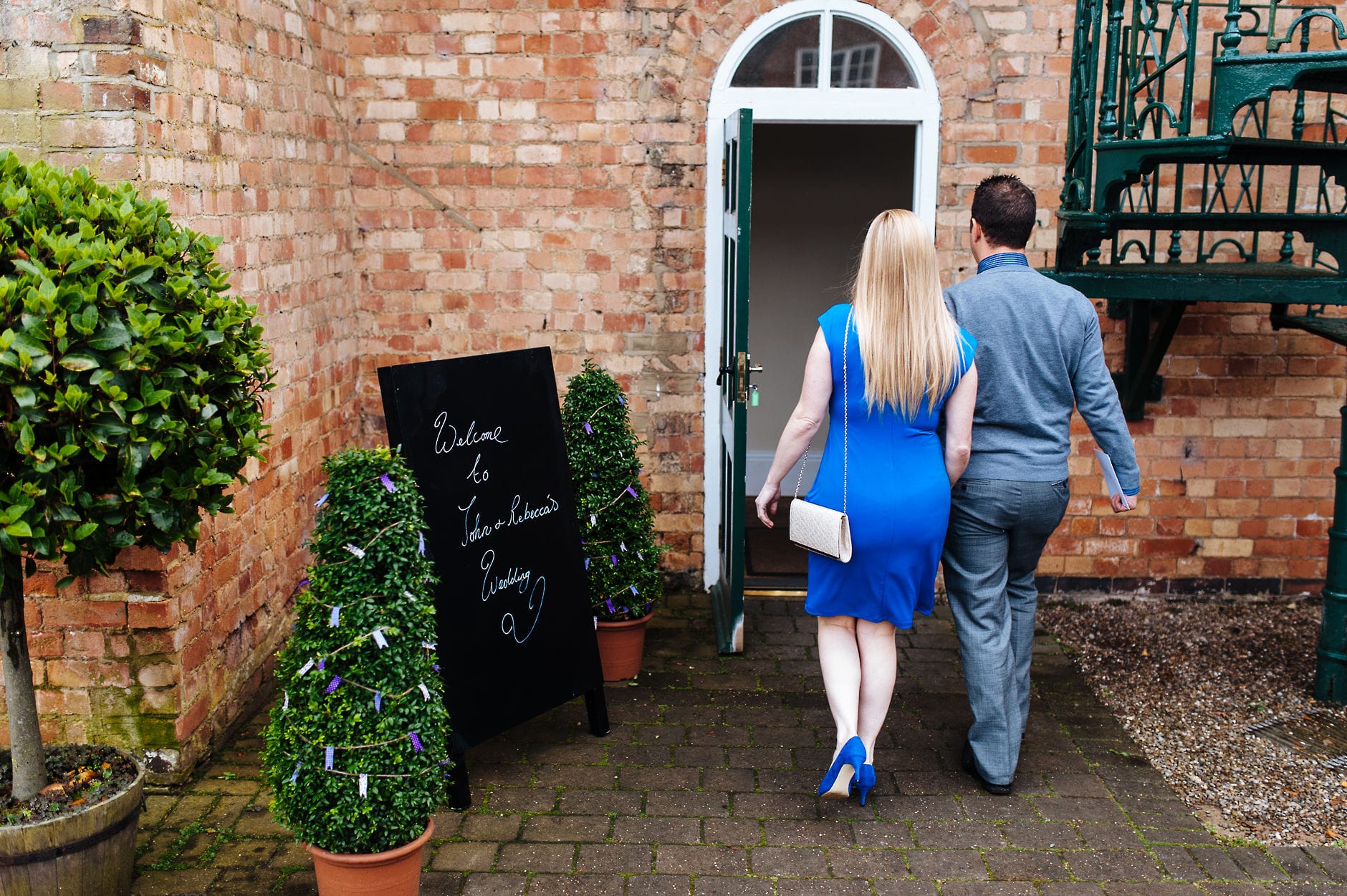 guests arriving at yeldersley hall