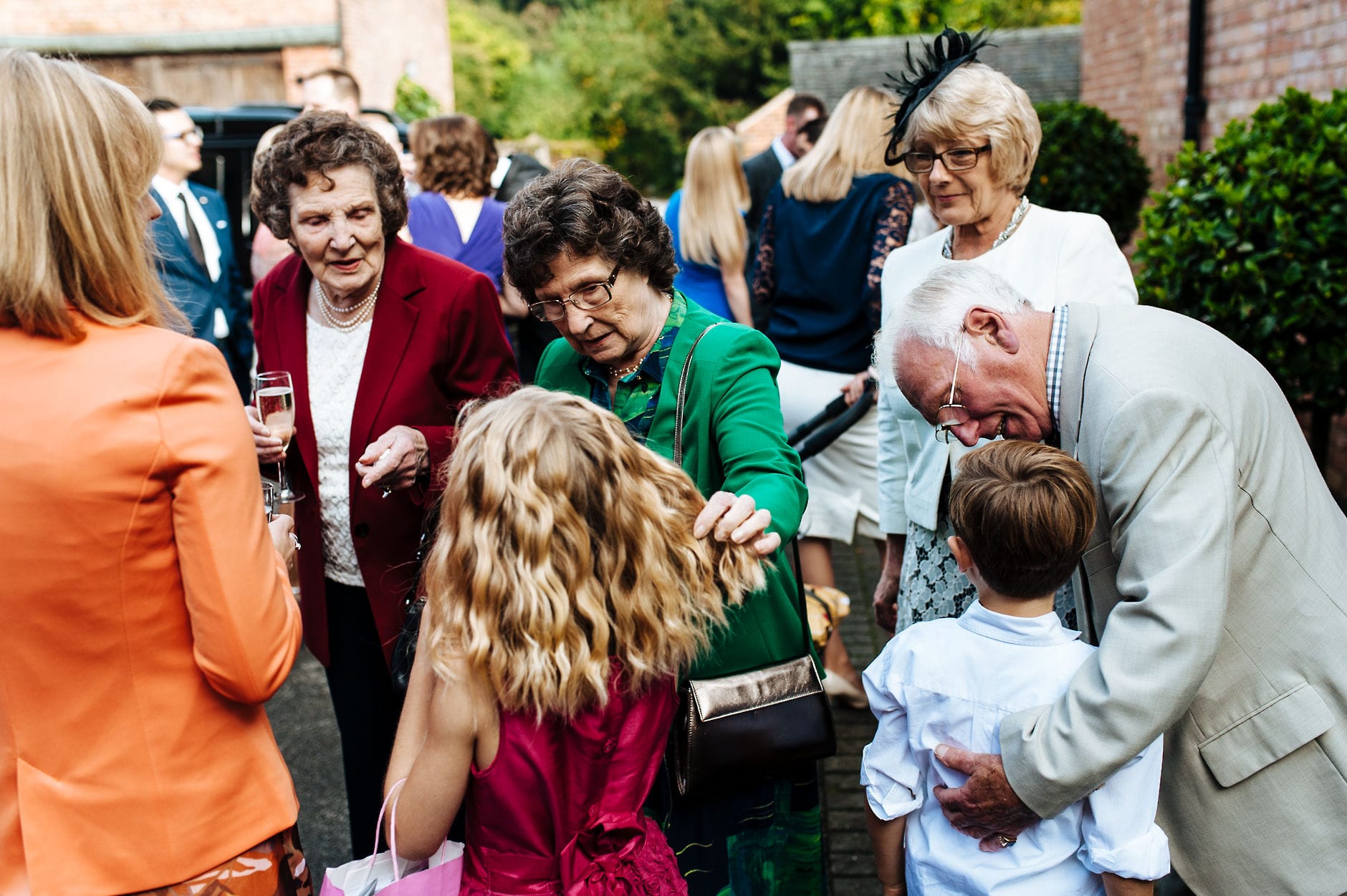 Grandparents at a wedding