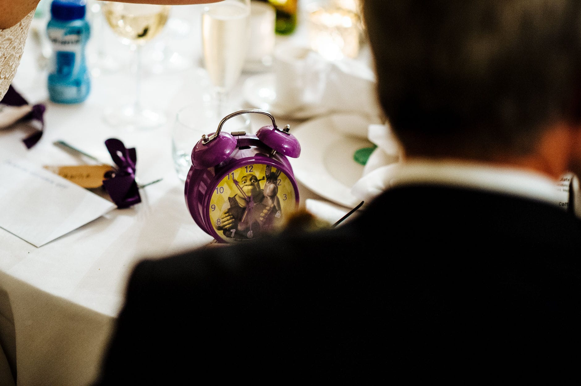 Wedding speeches shrek alarm clock