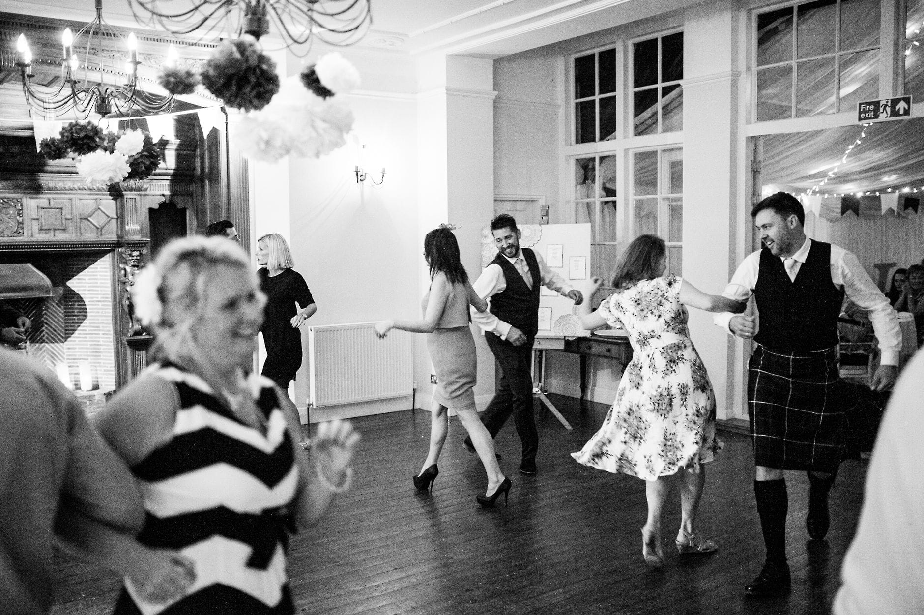 Wedding reception Ceilidh yeldersley hall