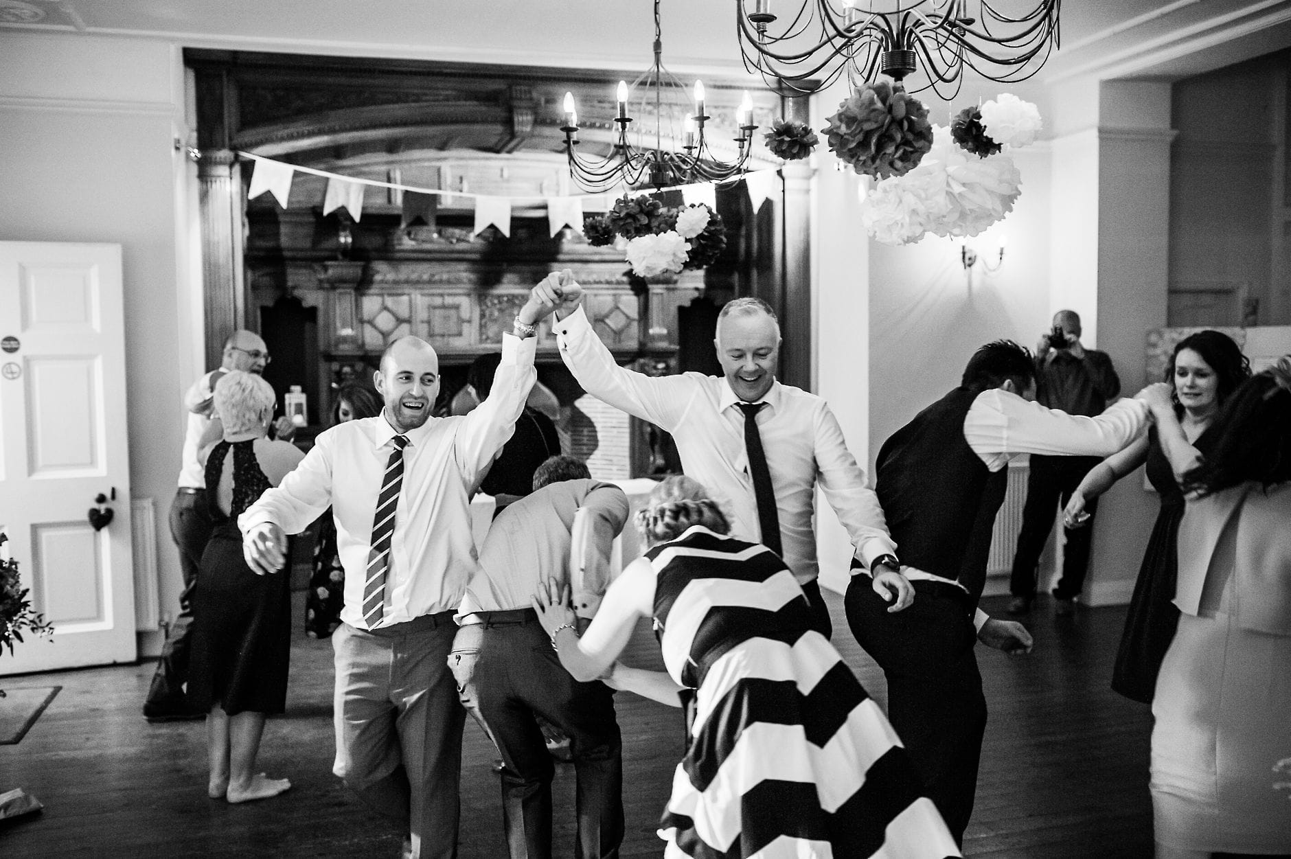 Wedding ceilidh photography