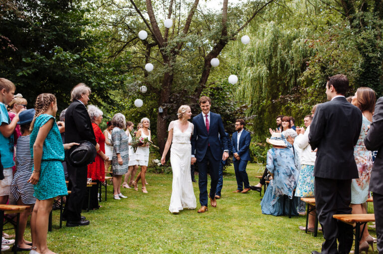 Normandy Wedding Ceremony Outdoors