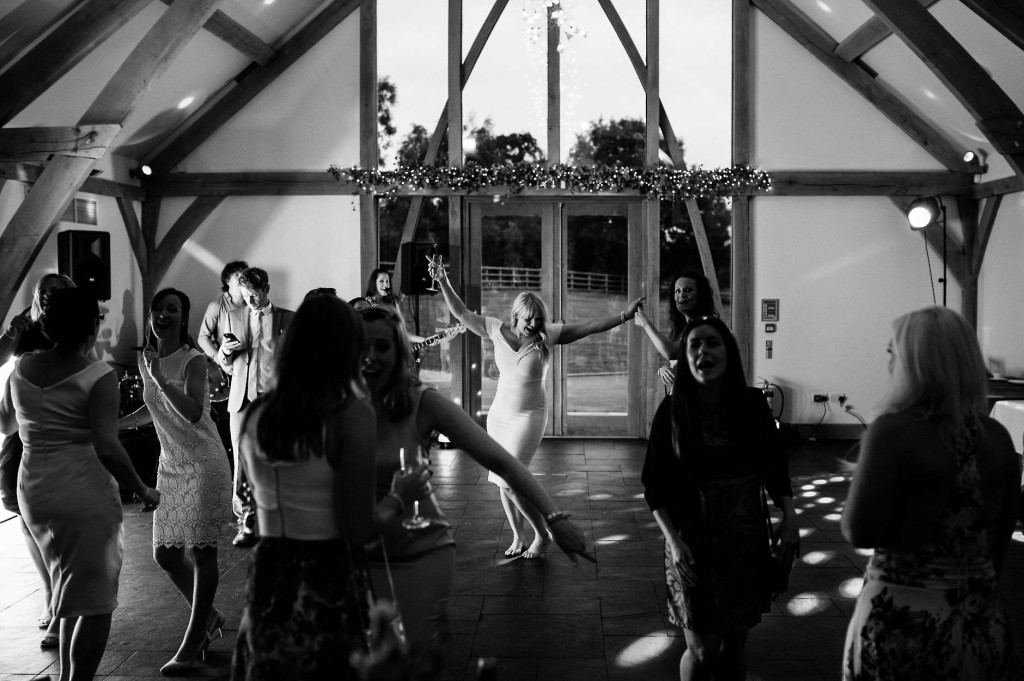barn dancing wedding reception