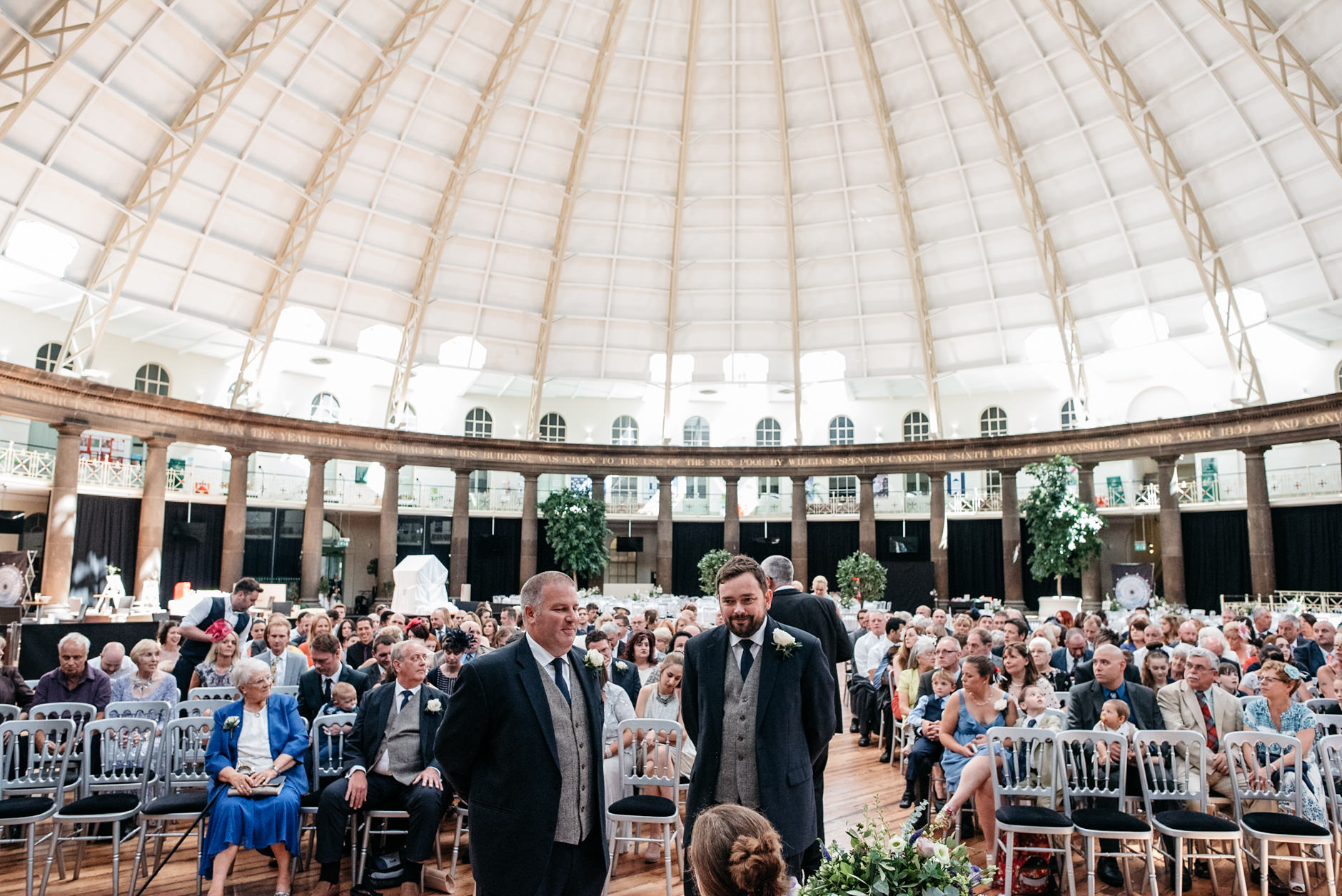 impressive interior of the devonshire dome