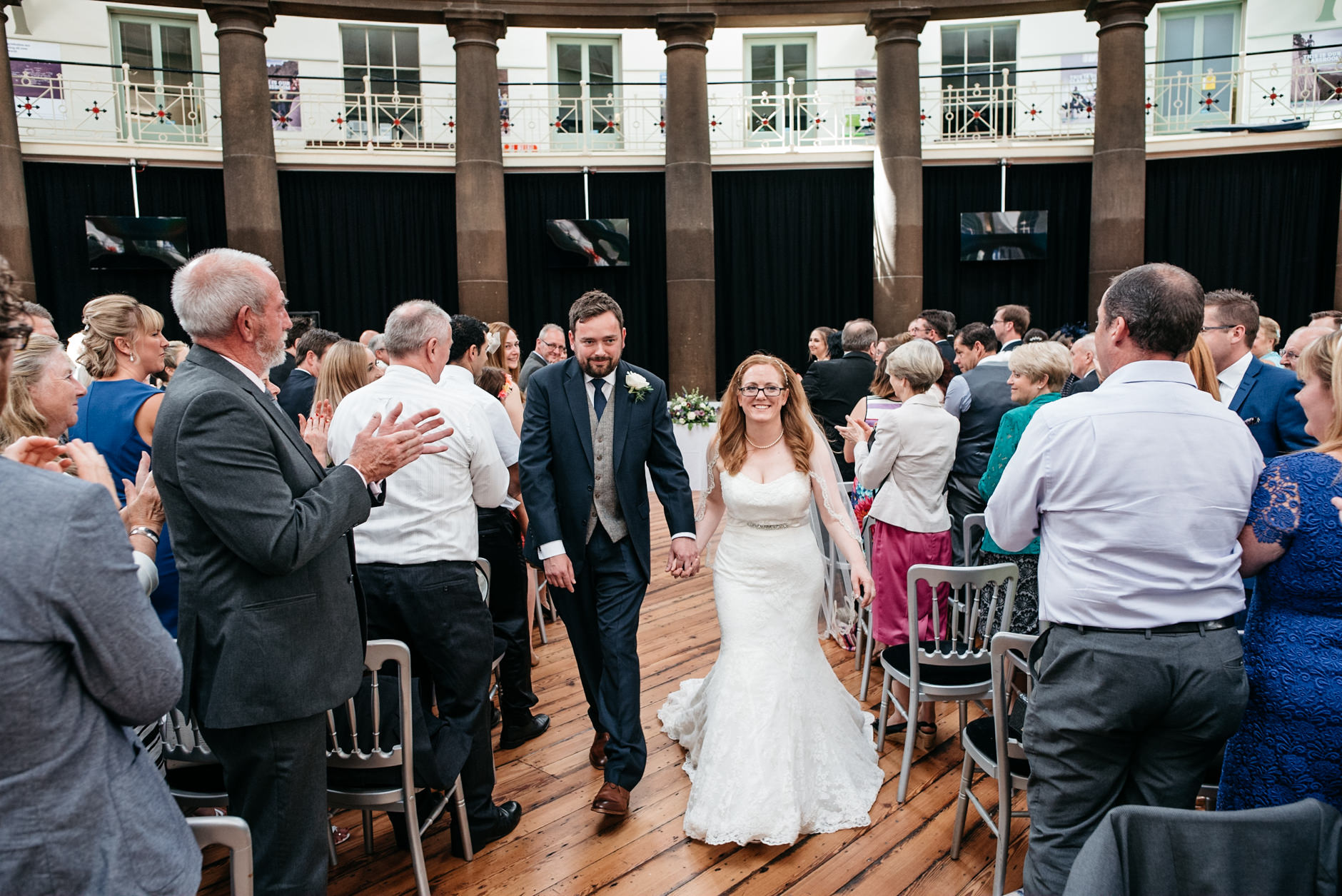 married and walking down the aisle