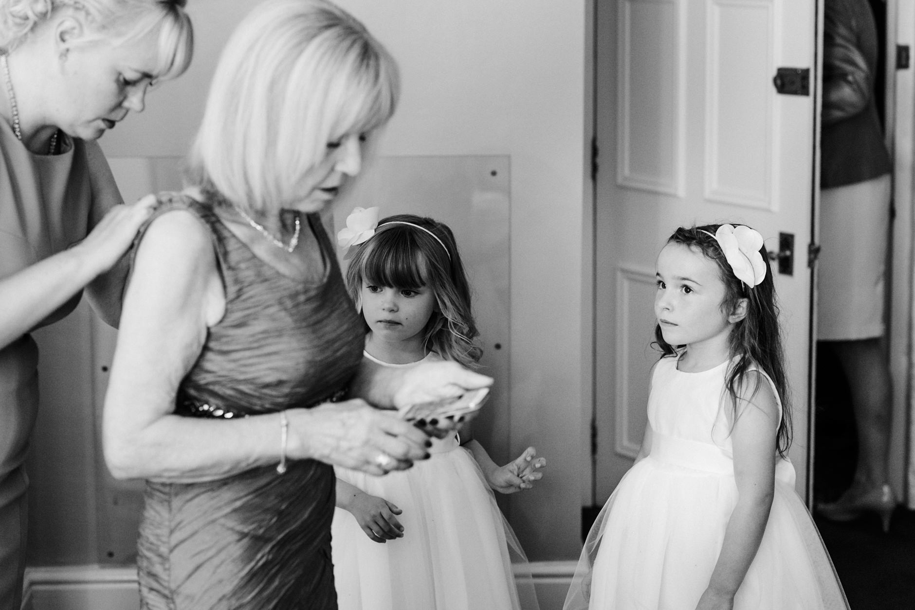 pair of little flower girls