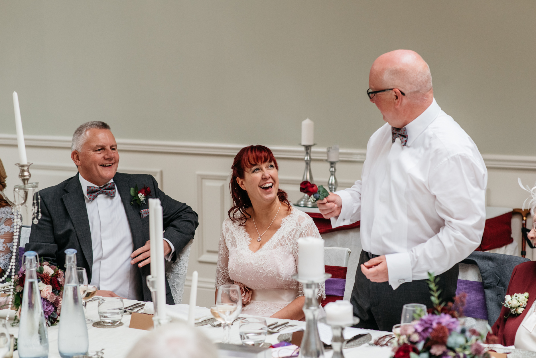 best man delivers his speech