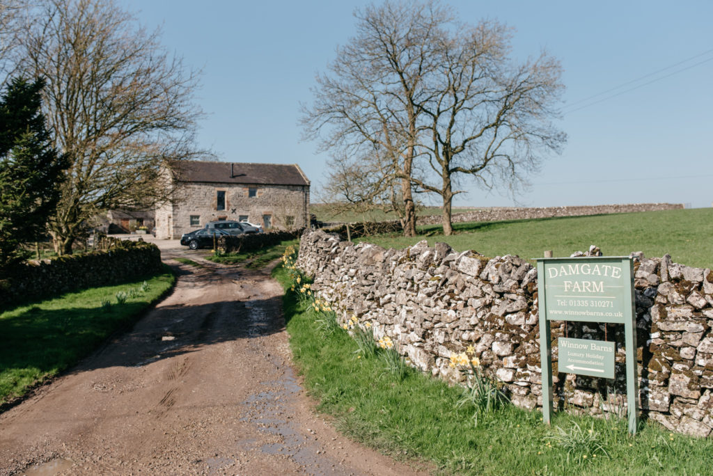 Exterior of Lower Damgate Farm in Derbyshire