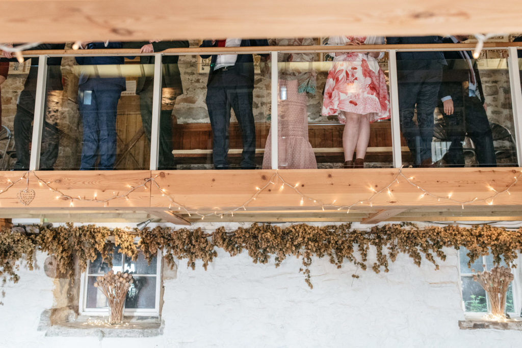 guests waiting upstairs at beechenhill