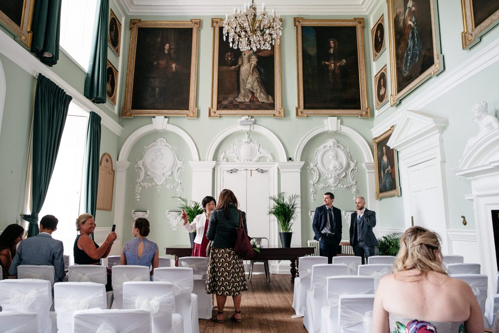 ceremony room at quinton house