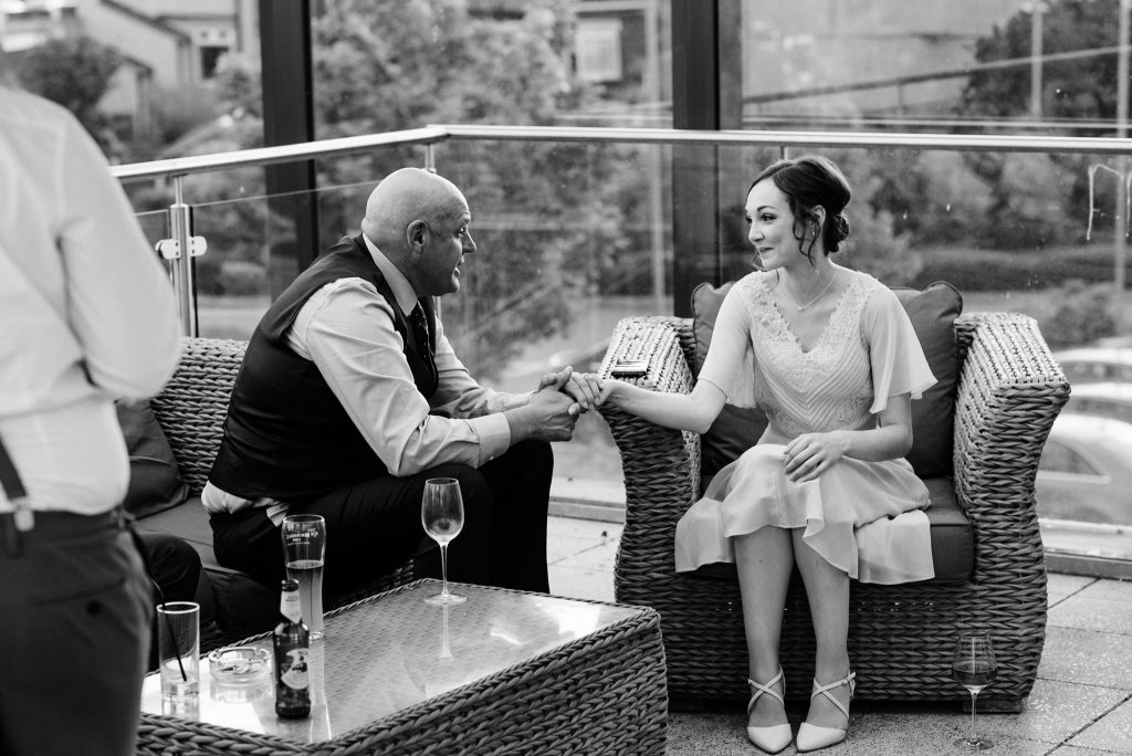 uncle sharing a special moment with his niece