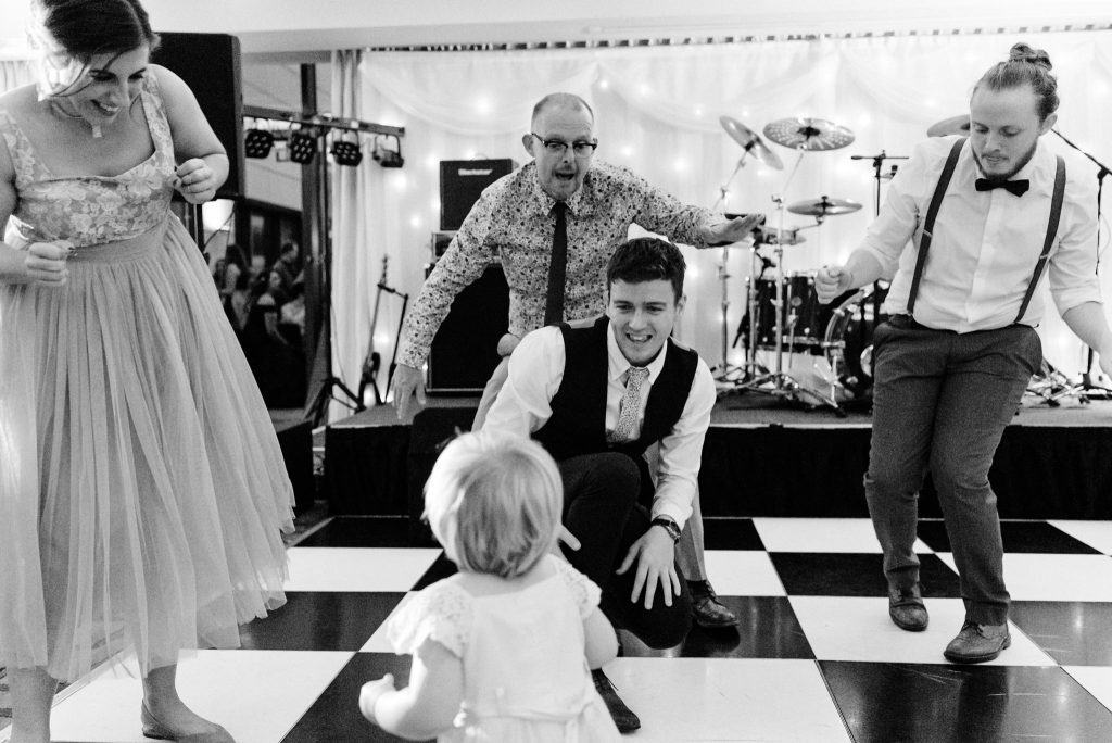 guests on the dance floor