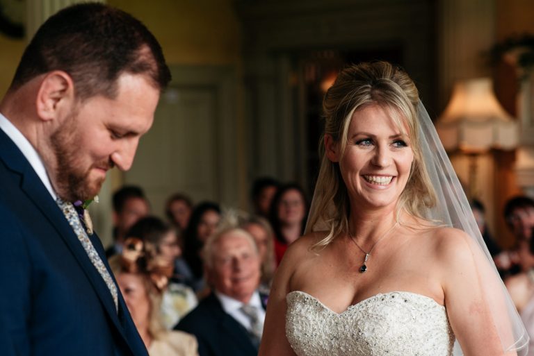 close up of couple just married