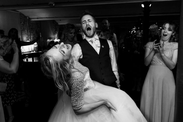 animated couple on the dance floor at derby's west mill