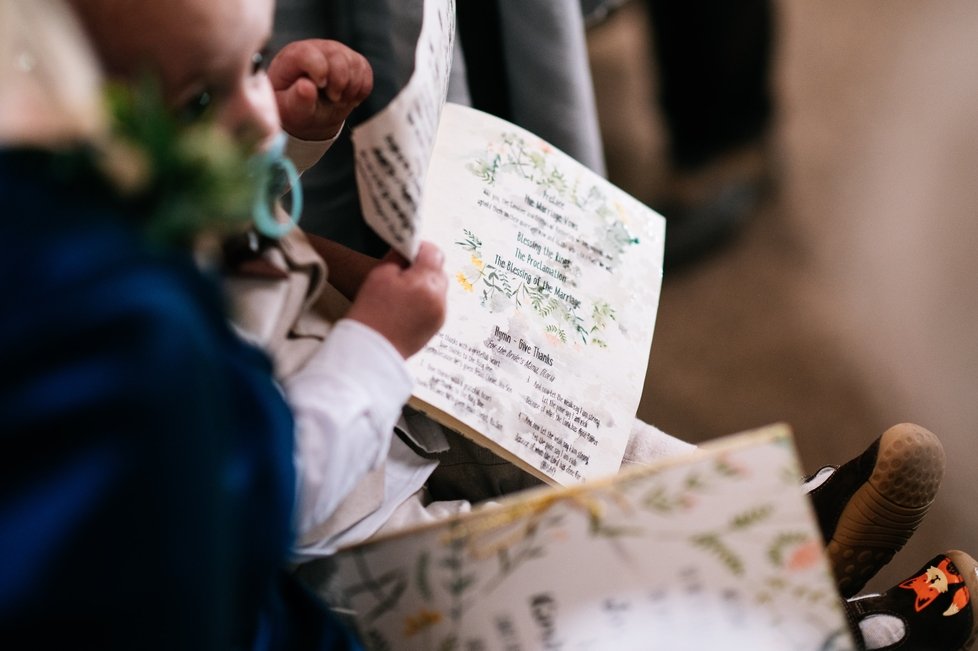 wet order of services during rainy outdoor ceremony
