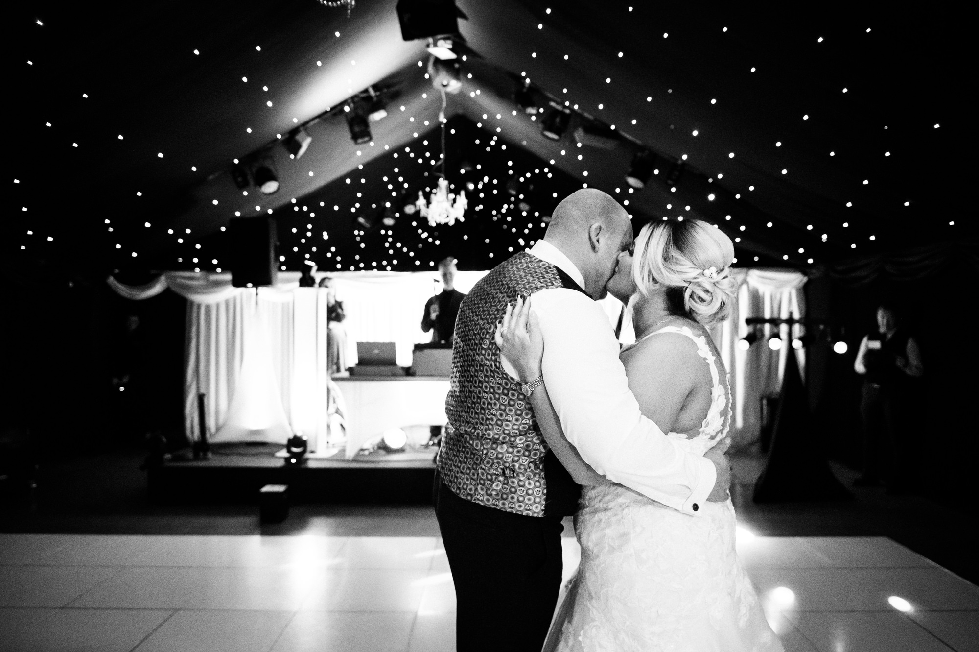 first dance at heaton house farm in cheshire