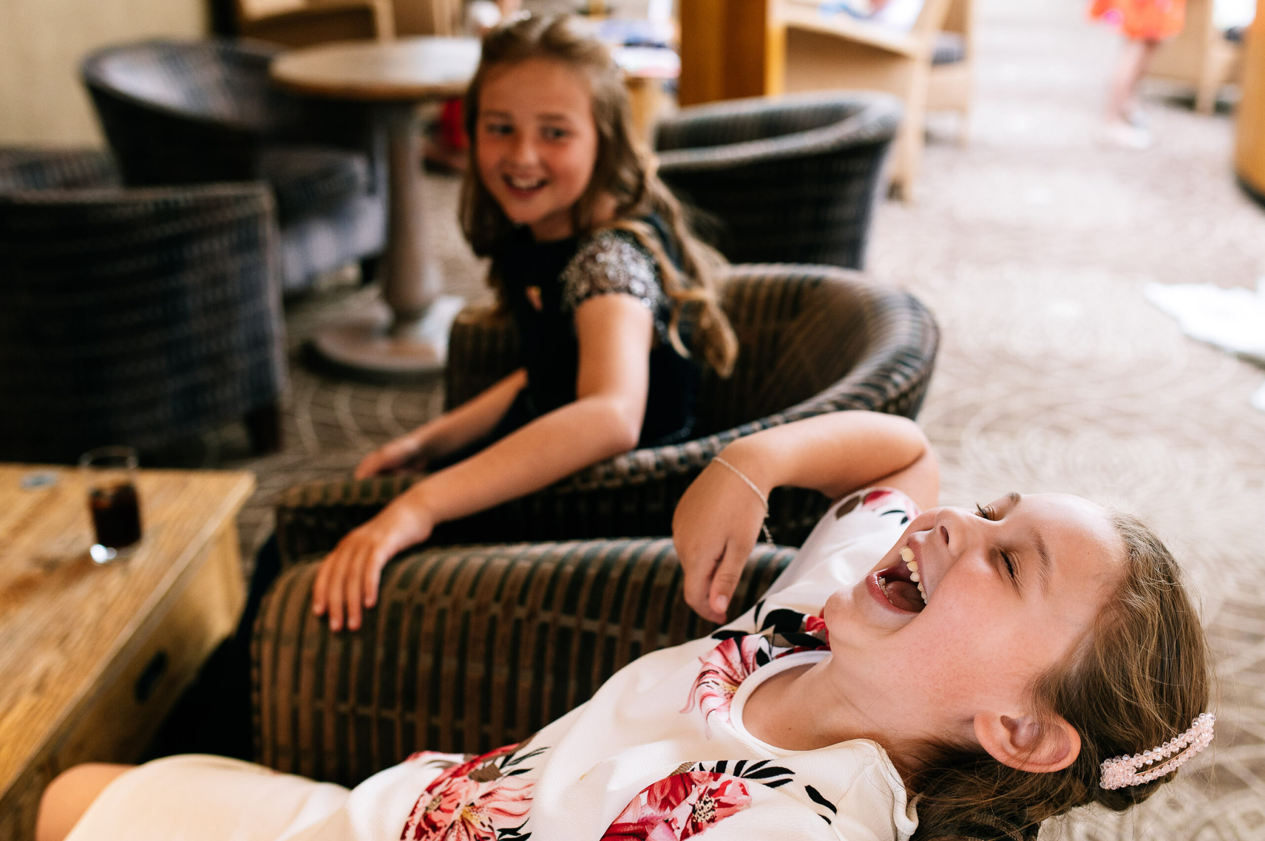 kids laughing together