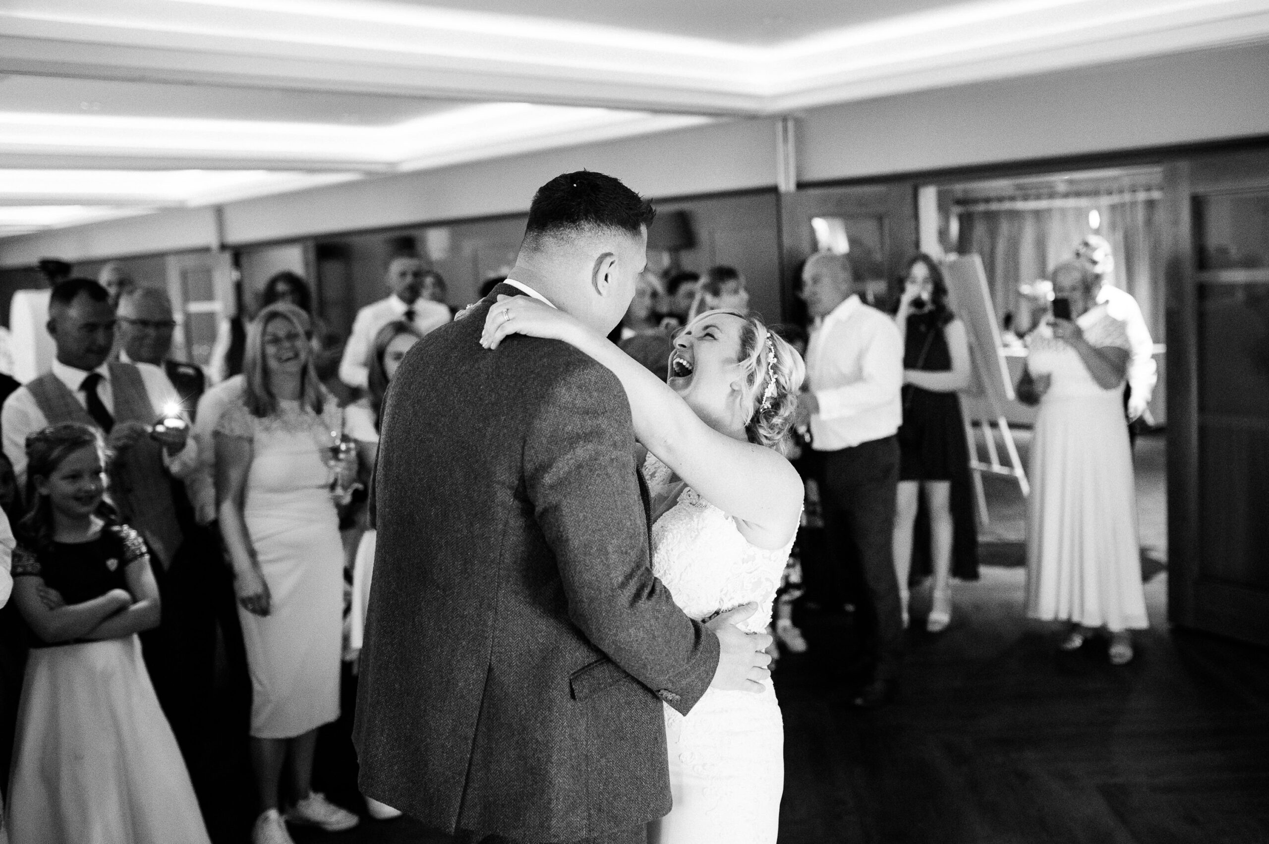 happy first dance at manor house cheshire