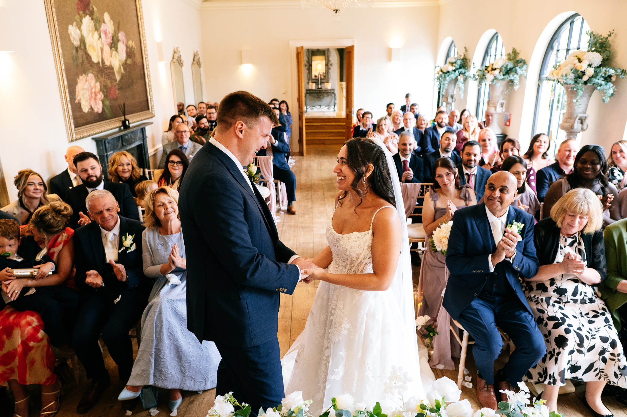 getting married at an intimate indoor ceremony